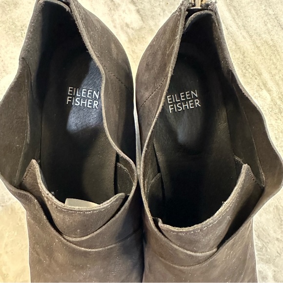 Eileen Fisher Ember tumbled nubuck booties - Picture 4 of 7